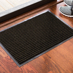 Comfy Feet Brown Carpet Floor Mat - Ribbed - 36