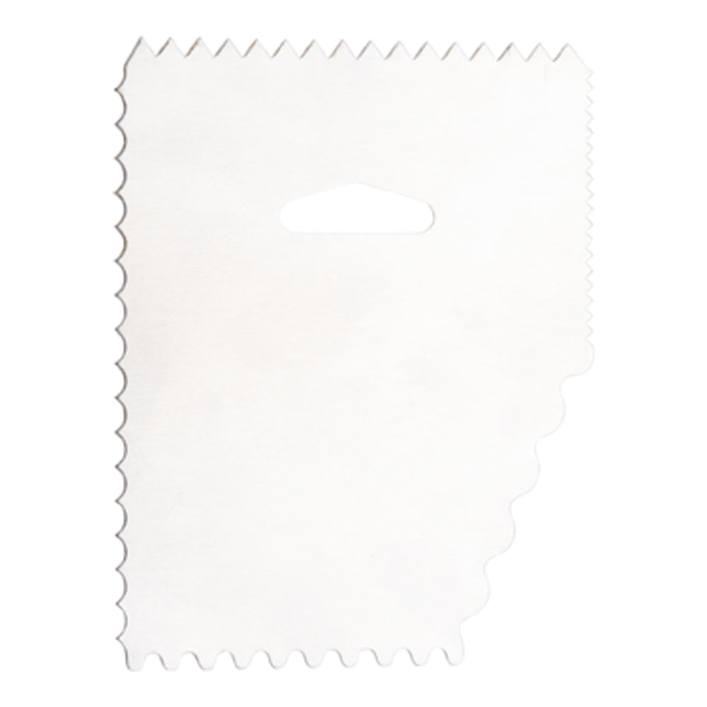 Pastry Tek 5-Pattern Metal Cake Scraper and Icing Comb with Assorted ...