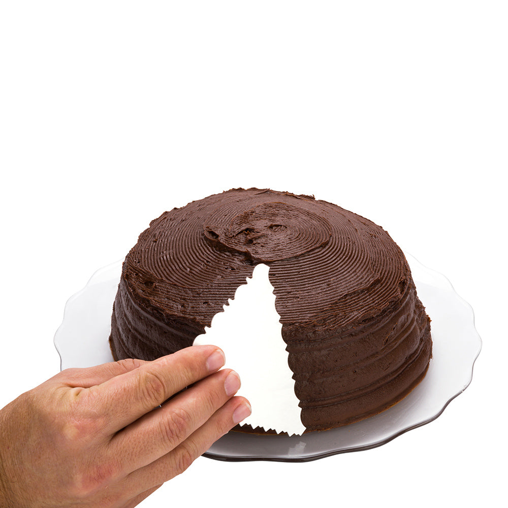 Pastry Tek 3-Pattern Metal Cake Scraper and Icing Comb with Pleated ...