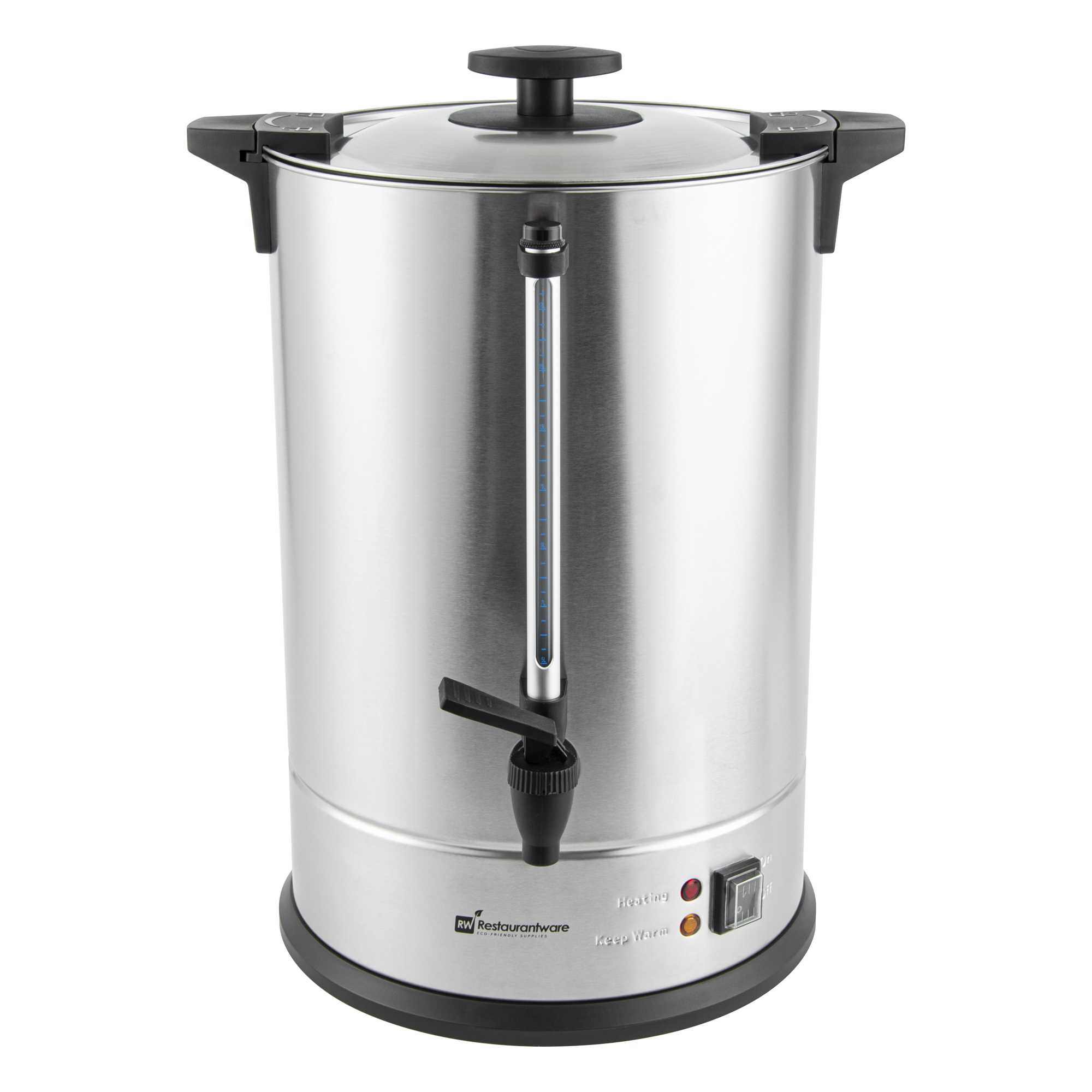 Restpresso Coffee Urn - Silver, Stainless Steel - 1500W, 110 Cup - 1 count box