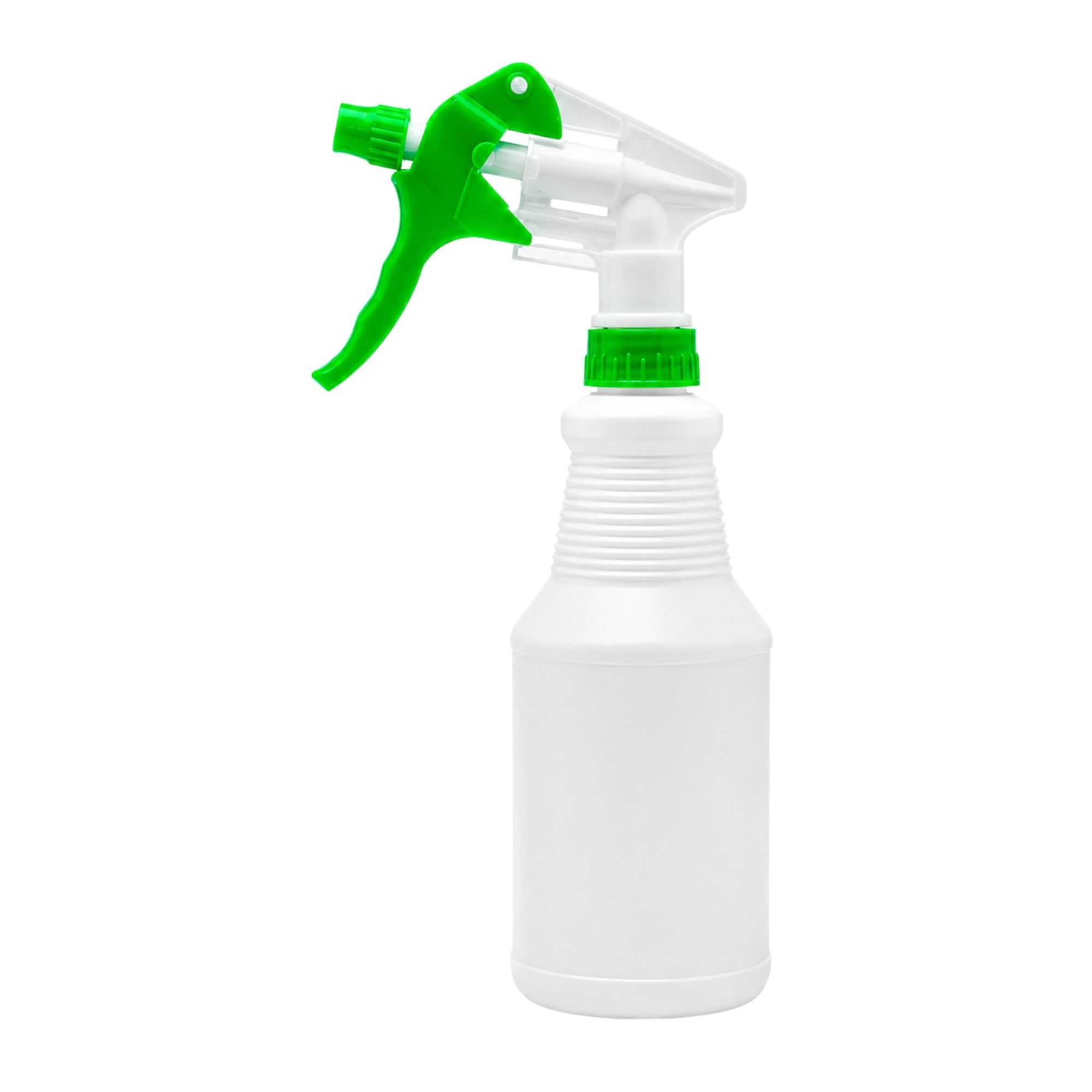 RW Clean 25 oz Green Plastic Spray Bottle - Adjustable Nozzle - 1 count box