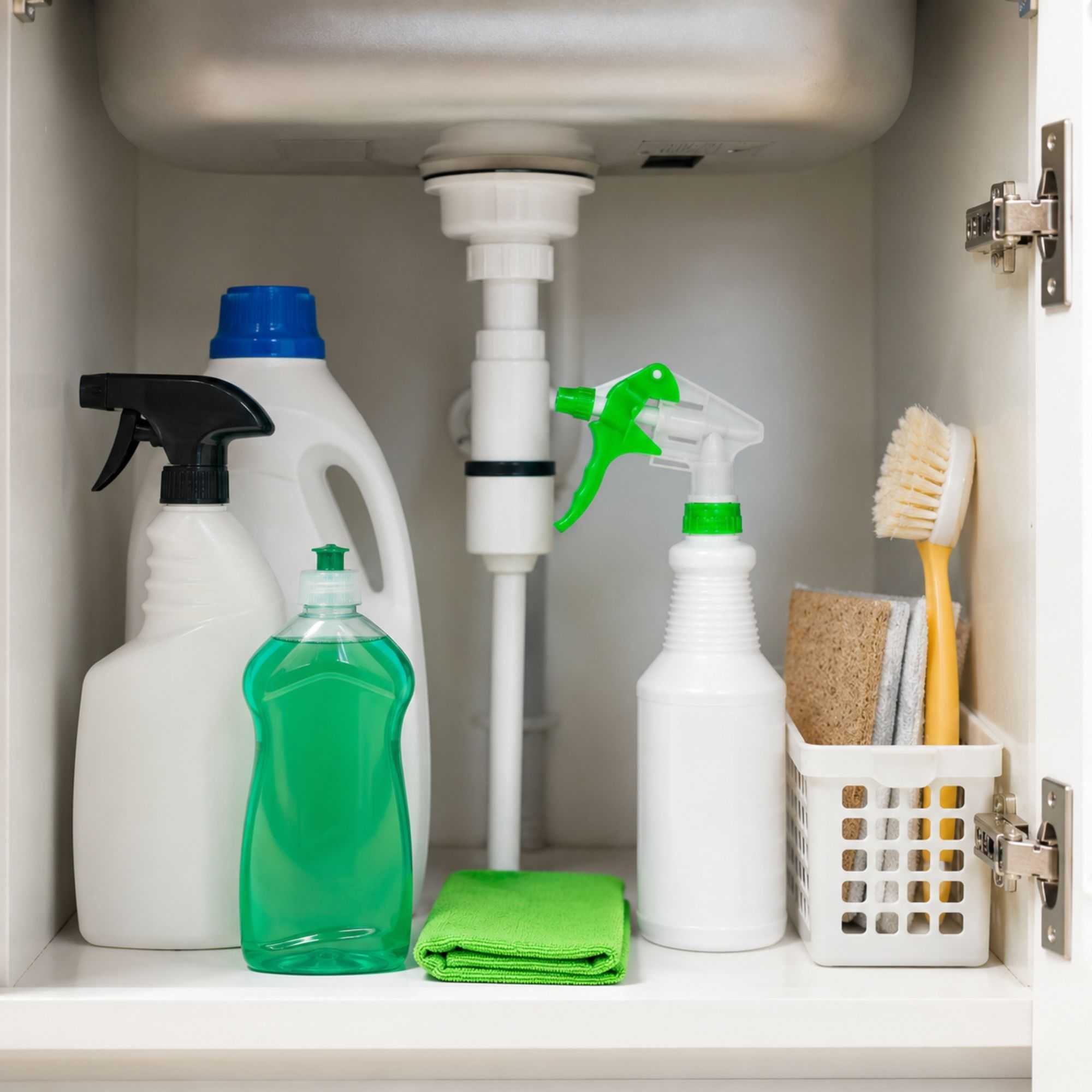 RW Clean 25 oz Green Plastic Spray Bottle - Adjustable Nozzle - 1 count box