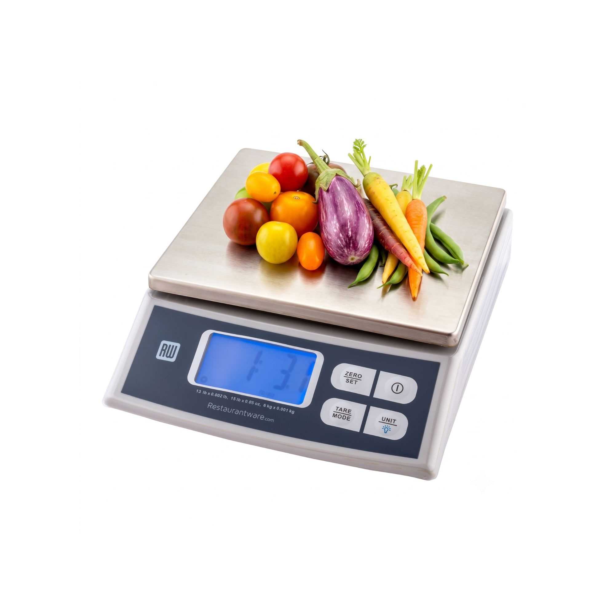 Met Lux 13 lb Digital Portion Control Scale - with 9" x 10" Platform - 1 count box
