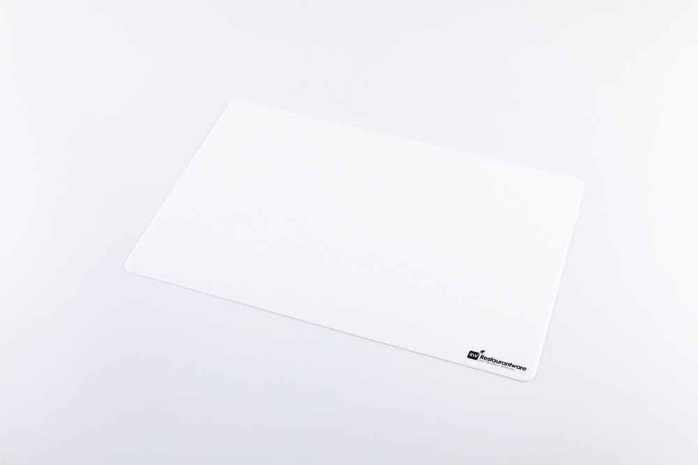 Chef 101 Rectangle Assorted Plastic Flexible Cutting Board / Chopping Mat Set - Includes 4 Mats - 18" x 12" - 6 count box