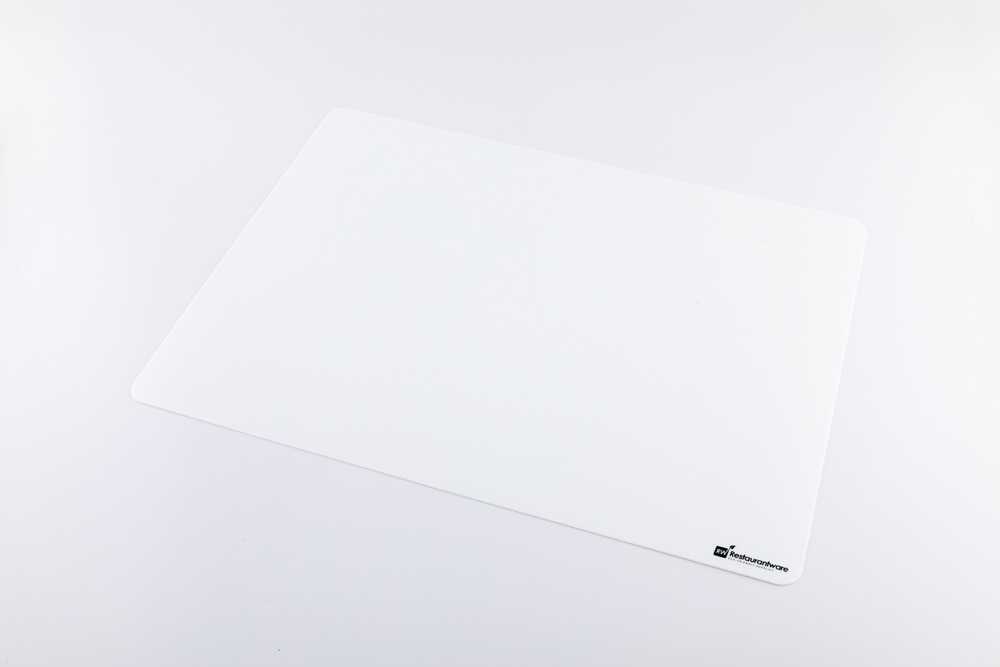 Chef 101 Rectangle Assorted Plastic Flexible Cutting Board / Chopping Mat Set - Includes 4 Mats - 24" x 18" - 6 count box