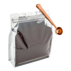 Restpresso 1 Tbsp. Copper-Plated Stainless Steel Coffee / Measuring Scoop - with Bag Clip - 1 count box