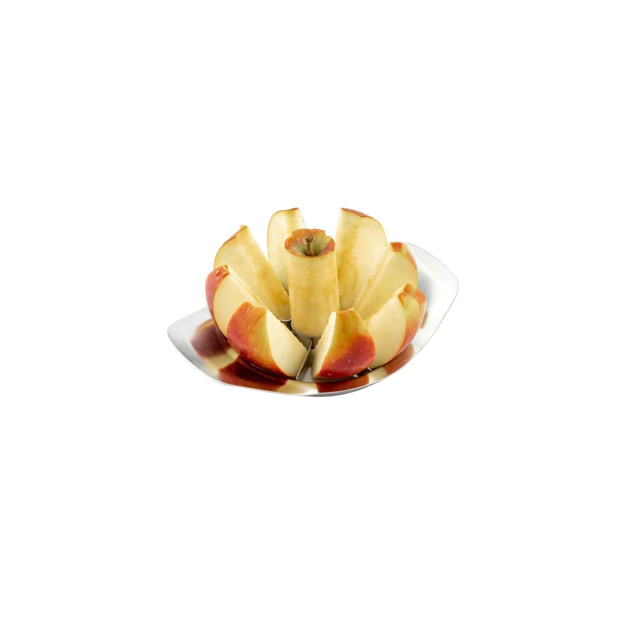 Met Lux Stainless Steel Apple Corer / Slicer - with Handles - 1 count box