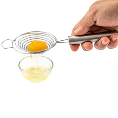 Met Lux Stainless Steel Egg Separator - 10 1/4