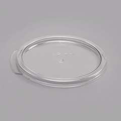 Met Lux 1 qt Round Clear Plastic Food Storage Container Lid - Fits 1 qt - 10 count box