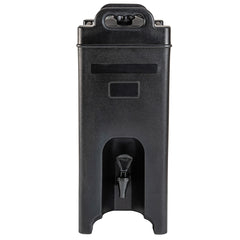 Cater Tek 5 gal Rectangle Black Beverage Dispenser - Insulated - 16 1/2