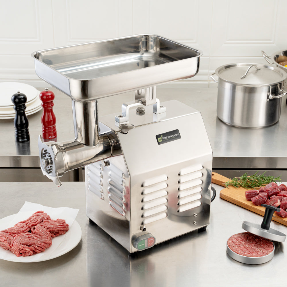 Hi Tek Stainless Steel #12 Electric Meat Grinder - 1hp - 1 count box