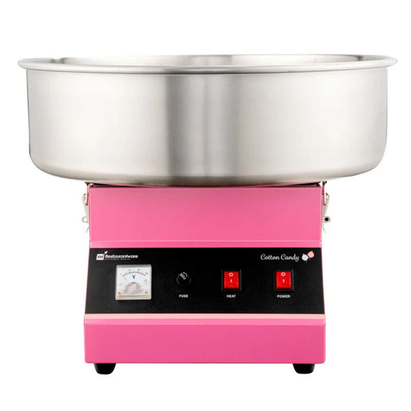 Hi Tek Pink Stainless Steel Cotton Candy / Candy Floss Machine