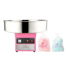 Hi Tek Pink Stainless Steel Cotton Candy / Candy Floss Machine - 1080w, 110V - 28