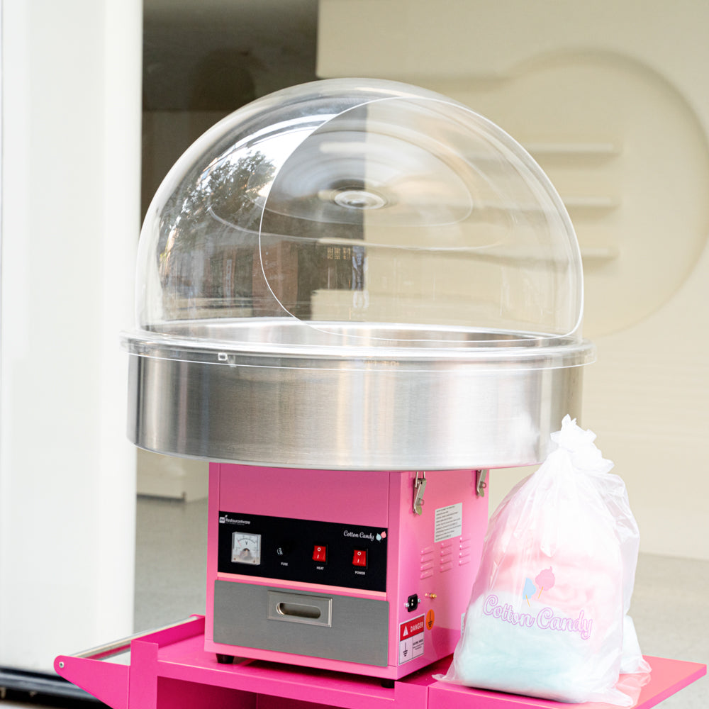 Hi Tek Clear Acrylic Bubble Cover Shield - fits 28" Cotton Candy Machine - 1 count box