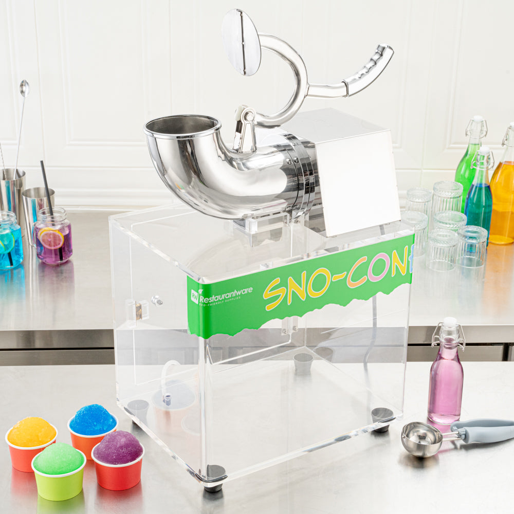 Hi Tek Clear Snow Cone Machine - 120V - 1 count box