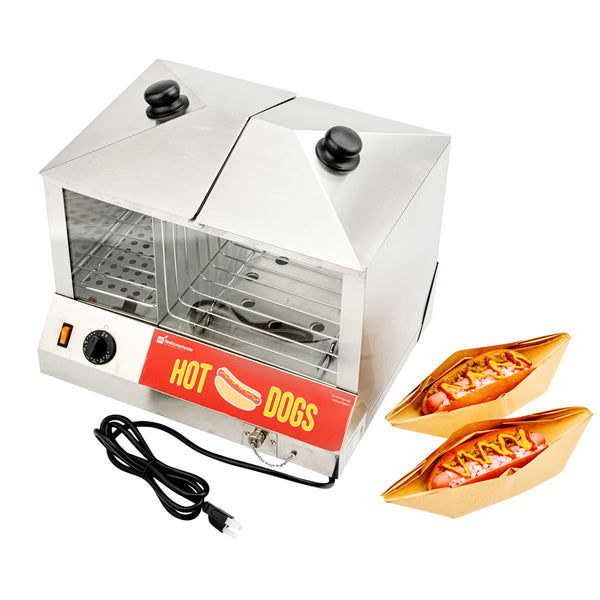WantJoin Hot Dog Steamer - 28.8QT Hotdog Machine with Bun