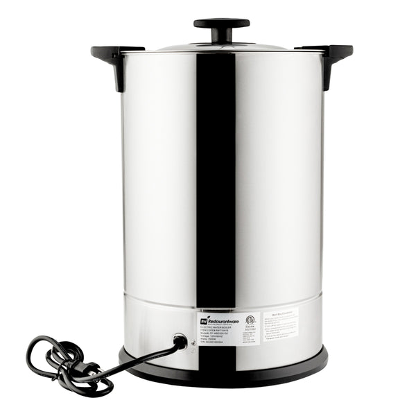 Restaurantware Coffee Urn 5 gal Stainless Steel Double Wall Coffee Dispenser With No-Drip Spigot Quick Brew Self-Service Beverage Server For Catering