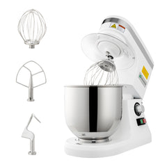 Hi Tek 7 qt Electric Stand Mixer - Includes Dough Hook, Whisk and Beater - 1 count box