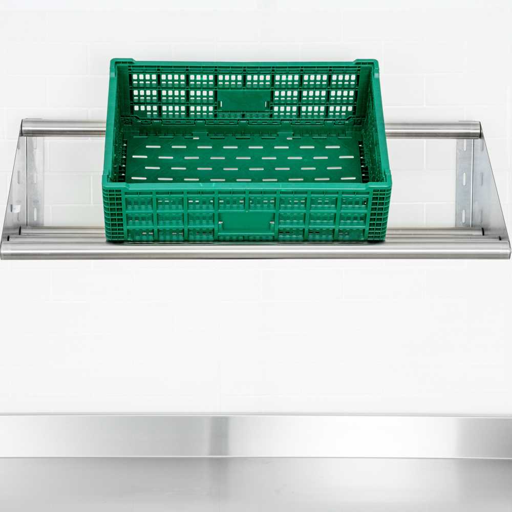 Kitchen Tek Tubular Rack / Shelf - Wall Mounted - 42" - 1 count box