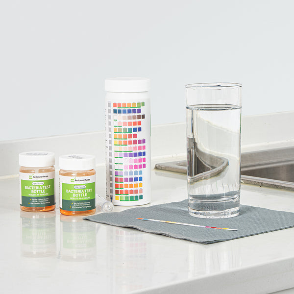 Be Safe 17-in-1 Premium Drinking Water Test Strip - Includes 2 Bacteria Tests - 100 count box Be Safe 17-in-1 Premium Drinking Water Test Strip - Includes 2 Bacteria Tests - 100 count box