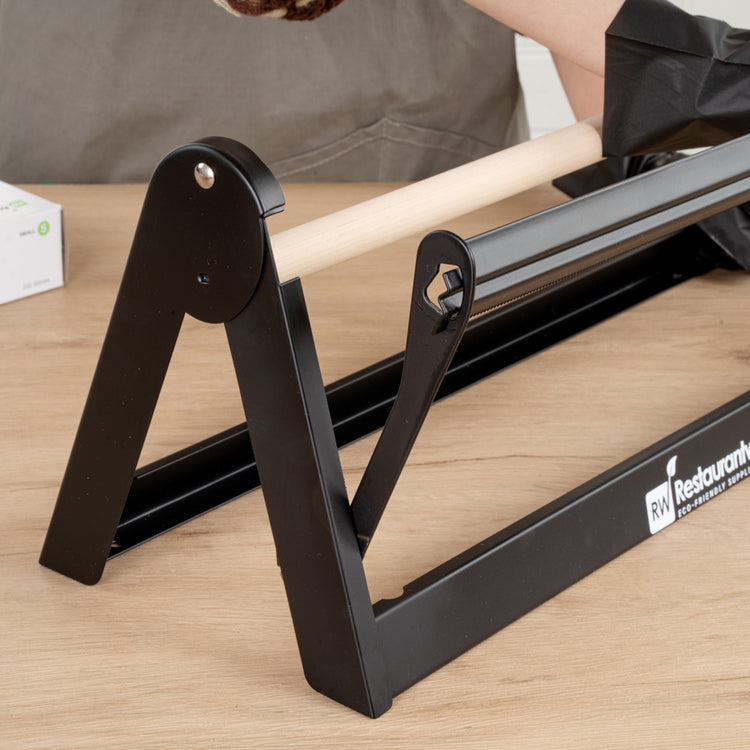 BISupply Wrapping Paper Cutter & Dispenser - 24" Butcher/Craft Paper Roll Holder - Model 821685
