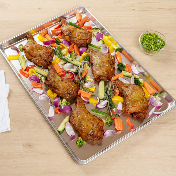 Baker's Lane USA Full Size 18 Gauge Sheet Pan (18 x 26 Baker's Lane USA Full Size 18 Gauge Sheet Pan (18 x 26