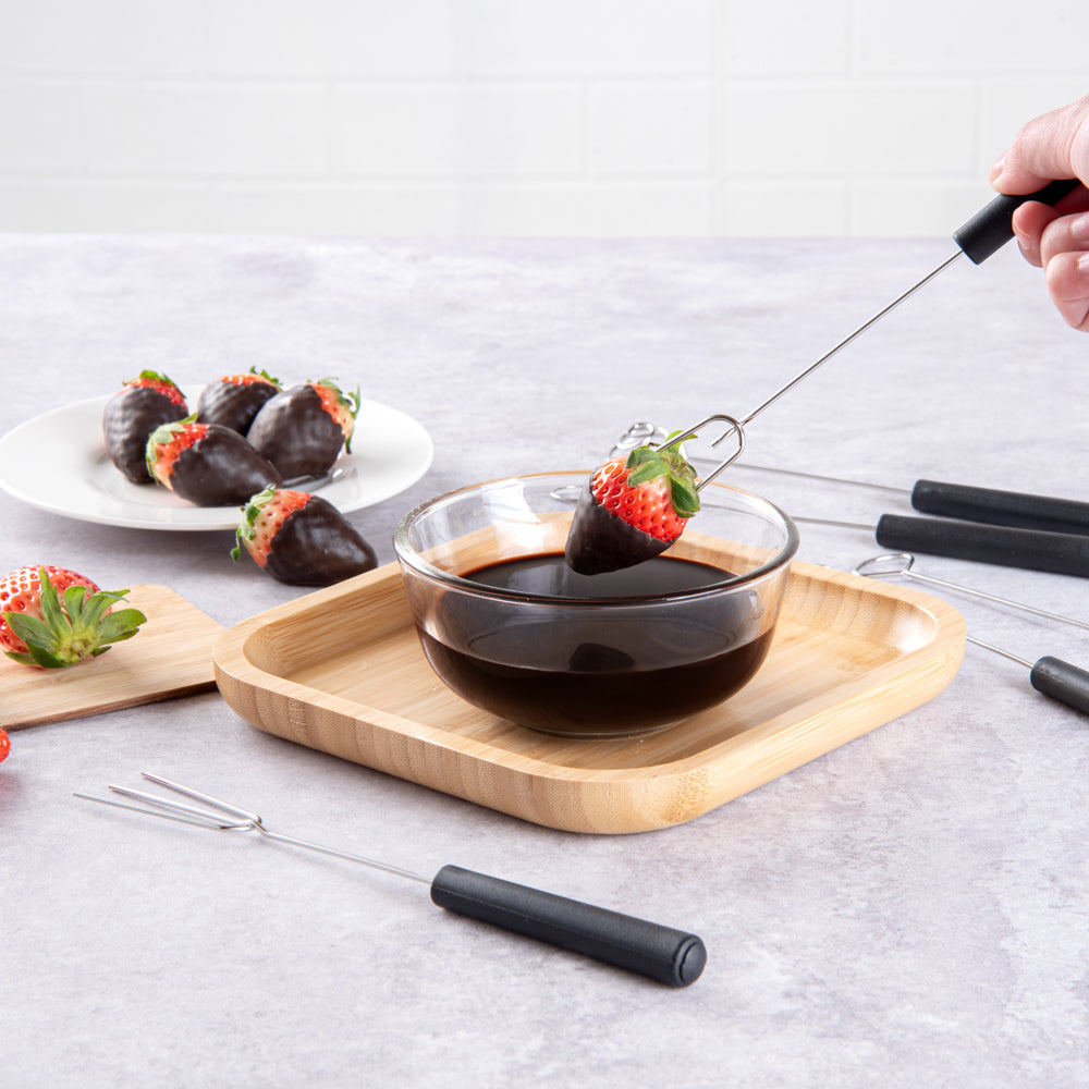 Met Lux Stainless Steel 6-Piece Dipping Fork Set - 1 count box