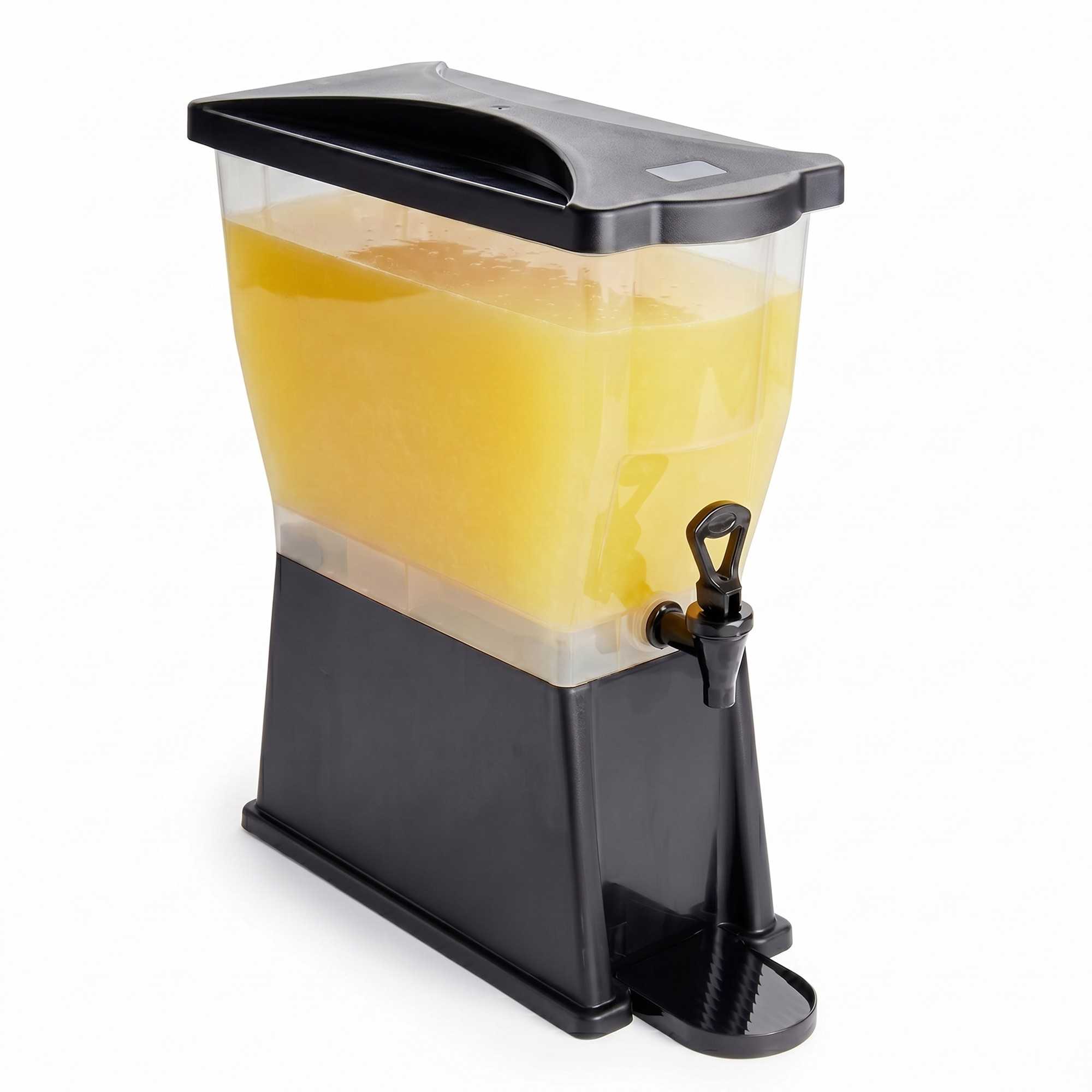 Bev Tek 3 gal Black Beverage Dispenser - 16" x 8" x 21" - 1 count box