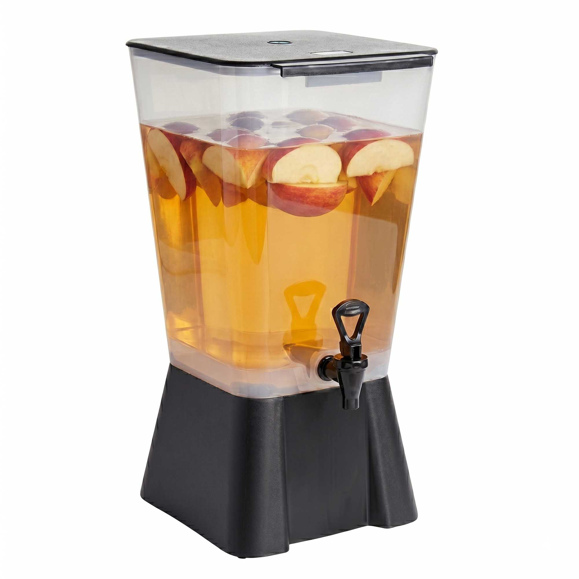 Bev Tek 5 gal Black Beverage Dispenser - 12 1/2" x 11" x 22" - 1 count box