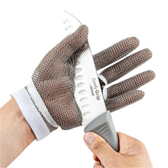 Life Protector Stainless Steel Mesh Small Cut-Resistant Glove - Level 9, Food Safe - 9 1/4