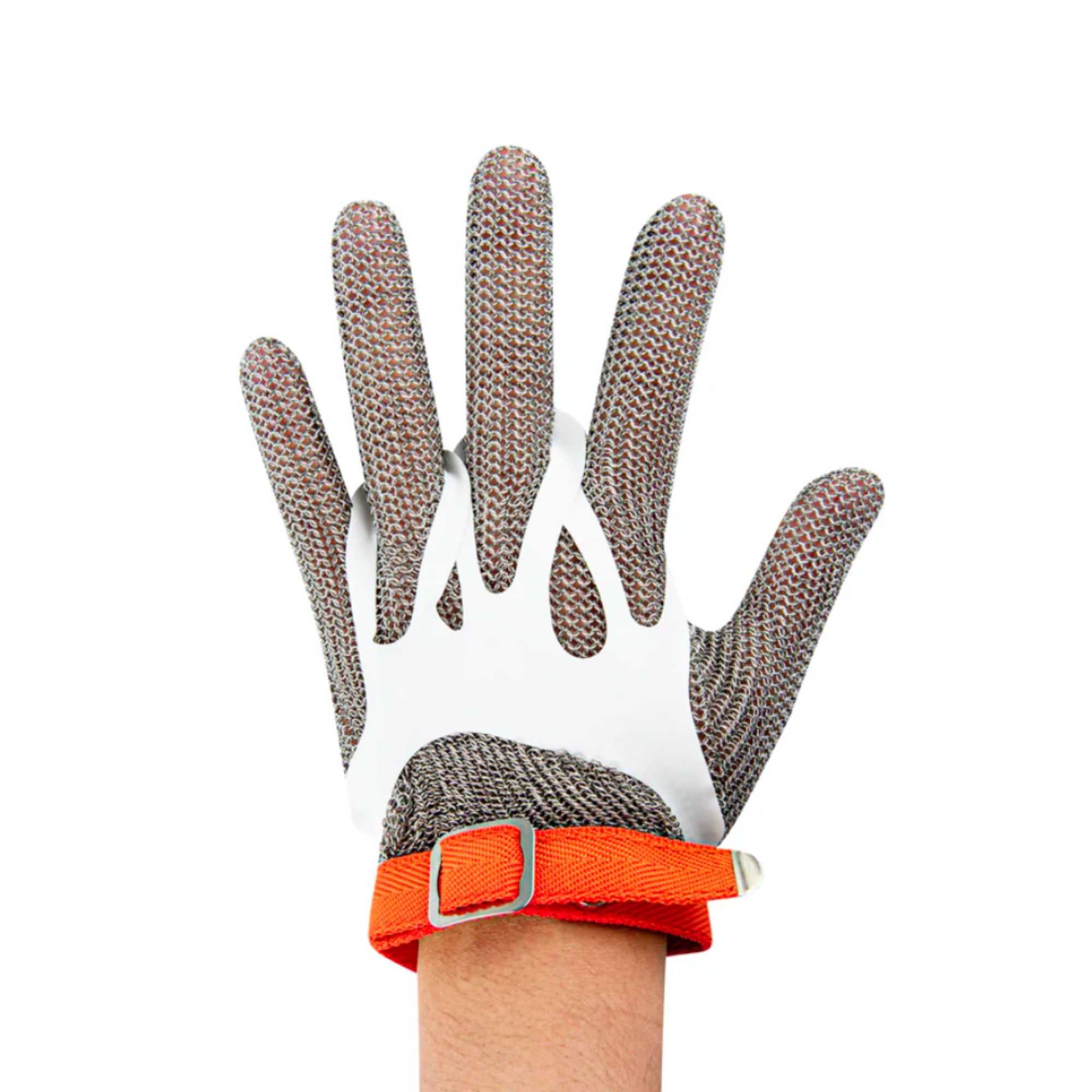 Life Protector Stainless Steel Mesh Extra Large Cut-Resistant Glove - Level 9, Food Safe - 10 1/4" x 5 1/4" - 1 count box