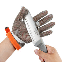 Life Protector Stainless Steel Mesh Extra Large Cut-Resistant Glove - Level 9, Food Safe - 10 1/4