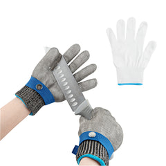 Life Protector Fiber / Stainless Steel Mesh Small Cut-Resistant Glove - Level 9, Food Safe - 8 3/4
