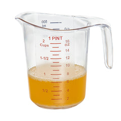 RW Base 1 pt Clear Plastic Measuring Cup - 5 1/4