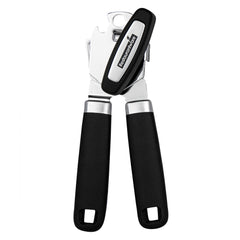 Comfy Grip Black Stainless Steel Can Opener - 7 3/4