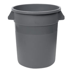 RW Clean 20 gal Gray Plastic Commercial Trash Can / Ingredient Bin - 22