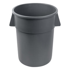 RW Clean 55 gal Gray Plastic Commercial Trash Can / Ingredient Bin - 30 3/4