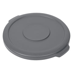 RW Clean Gray Plastic Commercial Trash Can / Ingredient Bin Lid - Fits 10 gal - 1 count box