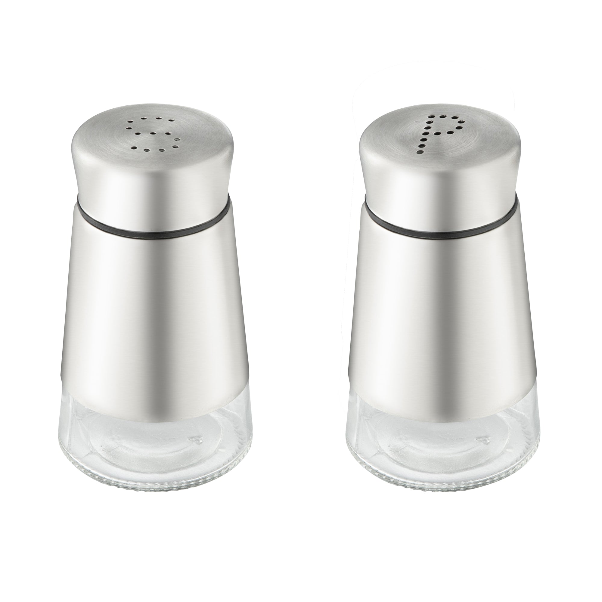 Met Lux 2 oz Stainless Steel Salt and Pepper Shaker Set - 1 count box