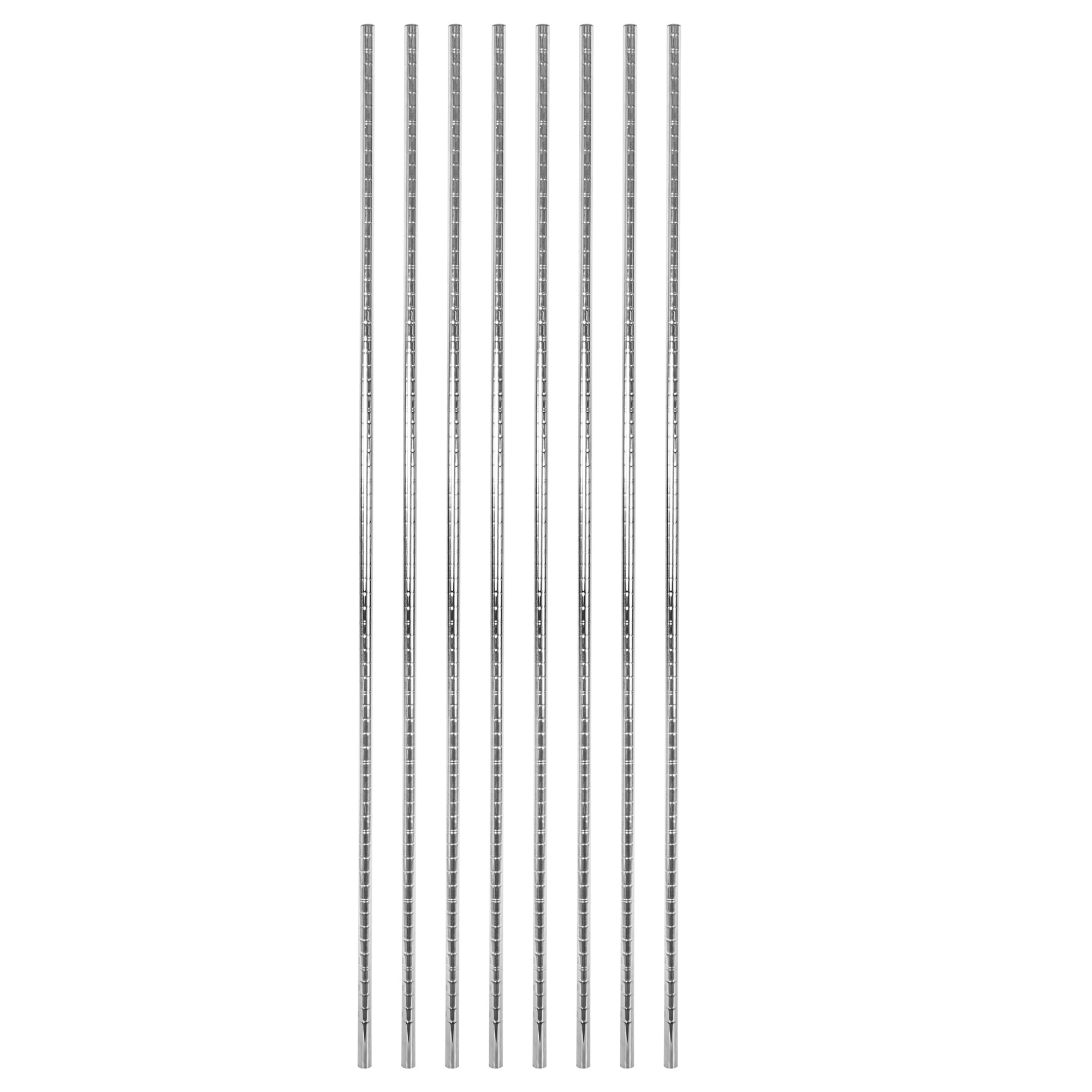 RW Base 74 NSF Chrome Mobile Shelving Post 4 Count Box Rw Base 74 Nsf Chrome Mobile Shelving Post 4 Count Box