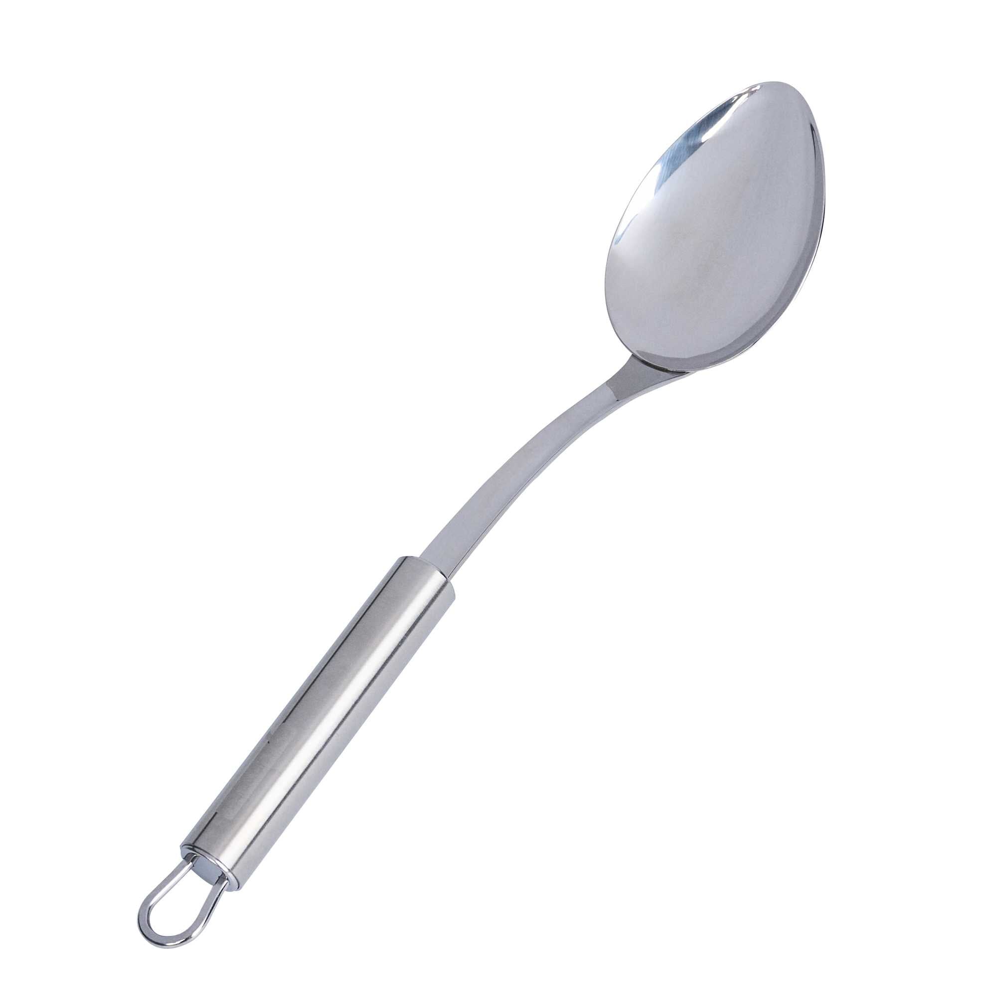 German Standard Stainless Steel Serving Spoon - Solid - 12 1/4'' - 36 count box
