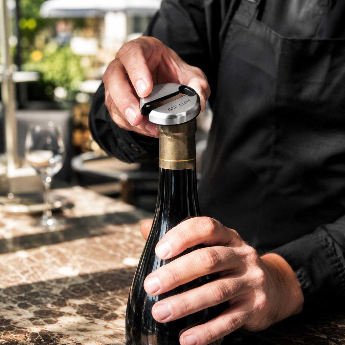 Bar Lux Stainless Steel Wine Foil Cutter - Magnetic - 1 count box