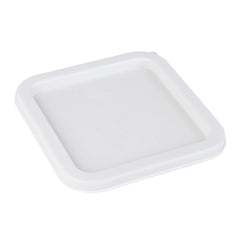Met Lux Square White Plastic Food Storage Container Lid - Fits 2 and 4 qt - 10 count box