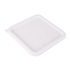 Met Lux Square White Plastic Food Storage Container Lid - Fits 6 and 8 qt - 10 count box