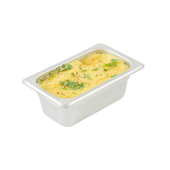 Kitchen Tek Stainless Steel 1/9 Size Steam Table Pan - 2 1/2 Inch Deep, Anti Jam, 24 Gauge - 72 count box