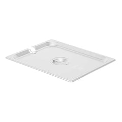 Kitchen Tek Stainless Steel Slotted Lid - Fits 1/2 Size Steam Table Pan - 48 count box
