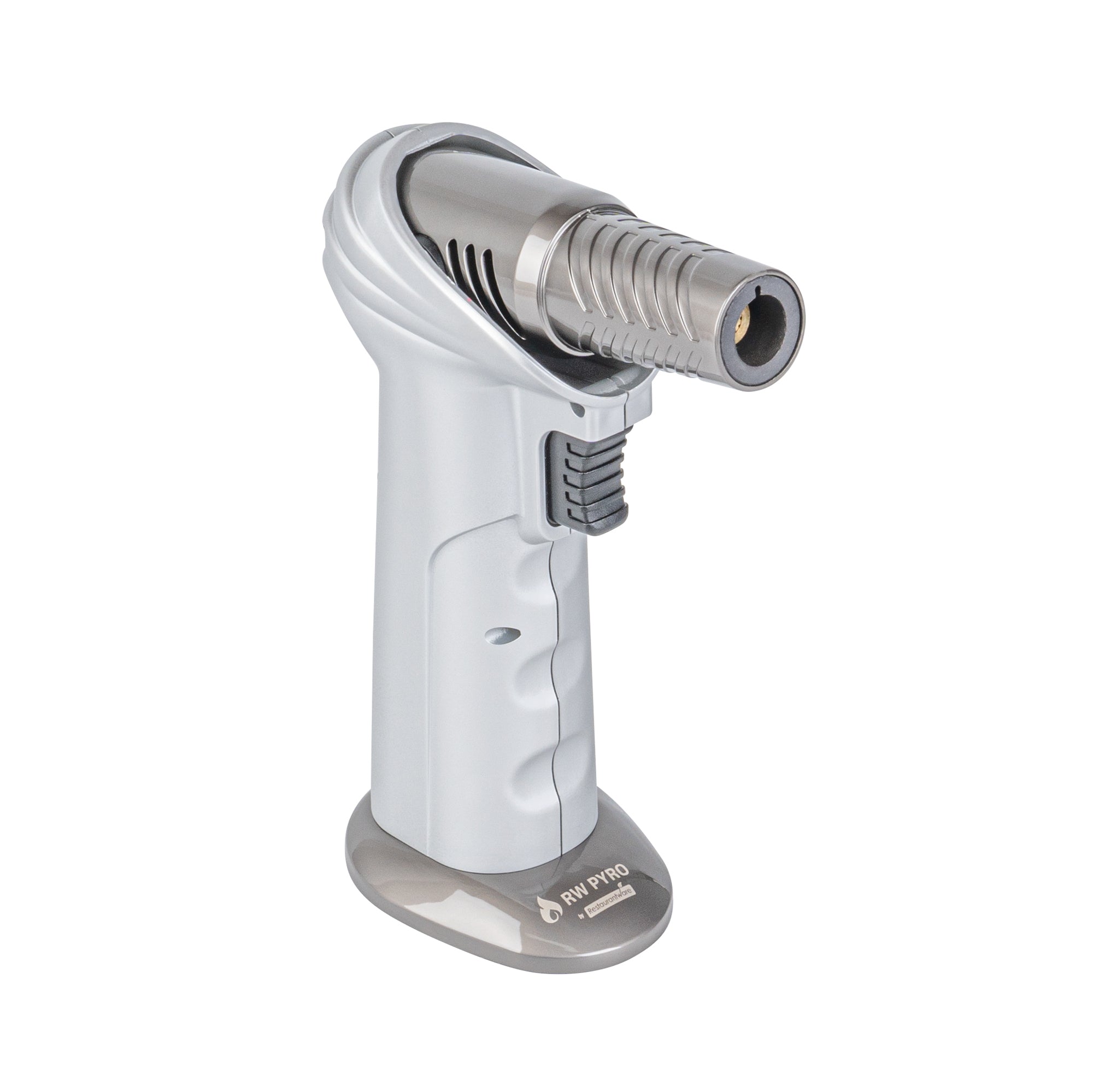 RW Pyro Silver Butane Kitchen Torch - Adjustable Dial, Rotating Angle ...