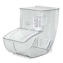 Met Lux 3 gal Clear Plastic Topping Bin - 50 Cup, with Scoop - 13