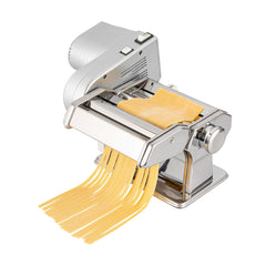Met Lux Stainless Steel Electric Hybrid Pasta Machine - with 2-Speed Motor, 110V - 3 count box