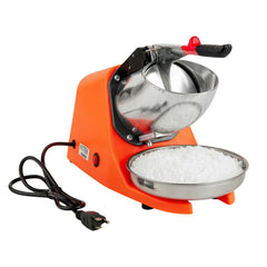 Hi Tek Orange Countertop Ice Crusher - 110V, 350W - 4 count box